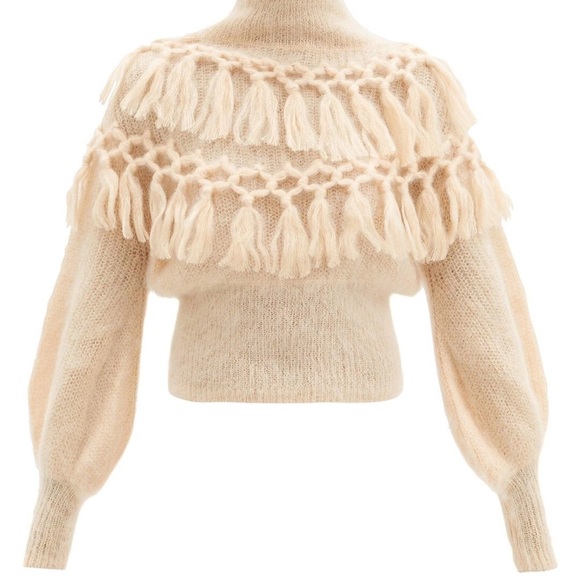 Zimmermann Mohair Ladybeetle Tassel Sweater - Picture 6 of 7